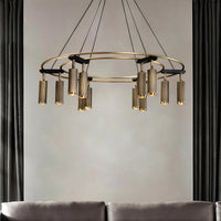TRIGGER Ring Chandelier by Lampadom - side view