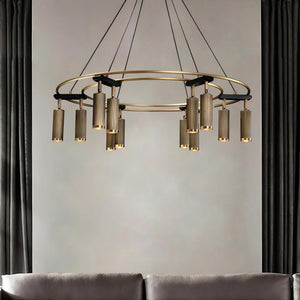 TRIGGER Ring Chandelier by Lampadom