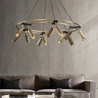 TRIGGER Ring Chandelier by Lampadom - detail view