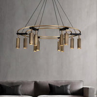 TRIGGER Ring Chandelier by Lampadom - close-up