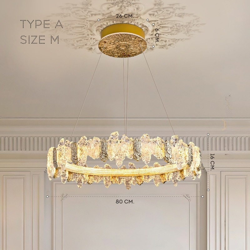 TRILL Chandelier by Lampadom - top view