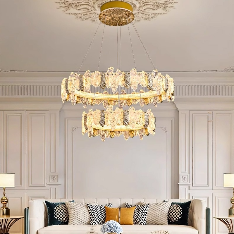 TRILL Chandelier by Lampadom - side view
