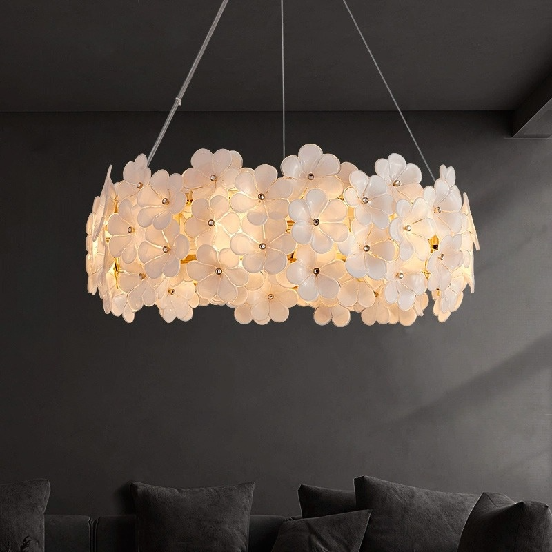 TEUVO Chandelier by Lampadom - angle view
