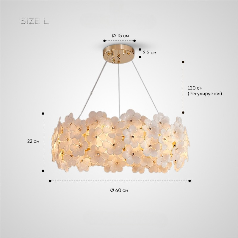 TEUVO Chandelier by Lampadom - detail view