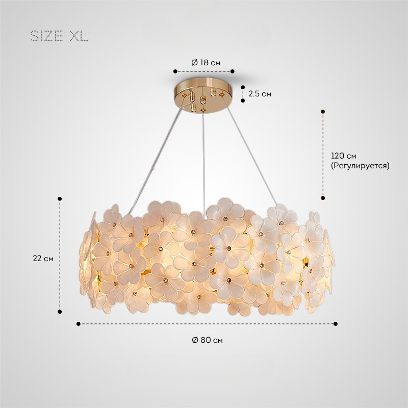 TEUVO Chandelier by Lampadom - scale reference