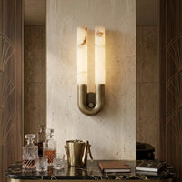 Alabaster Arch Wall Light