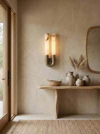 Alabaster Arch Wall Light
