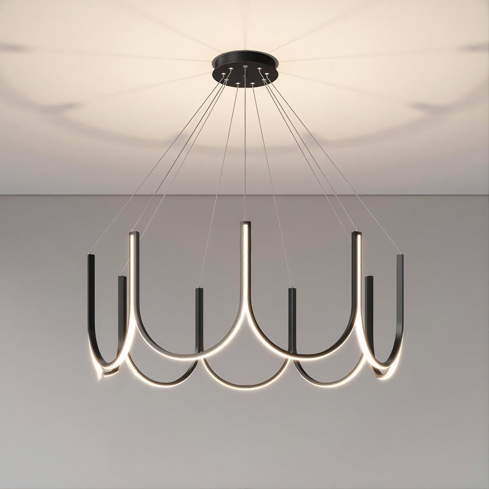 ULLA Ring Chandelier by Lampadom - angle view