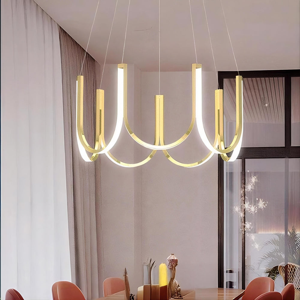 ULLA Ring Chandelier by Lampadom - detail view