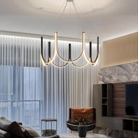 ULLA Ring Chandelier by Lampadom - side view