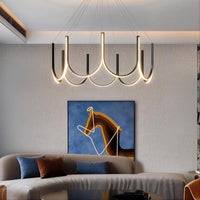 ULLA Ring Chandelier by Lampadom - side view