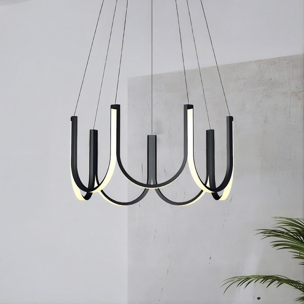 ULLA Ring Chandelier by Lampadom - close-up