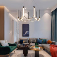 ULLA Ring Chandelier by Lampadom - angle view