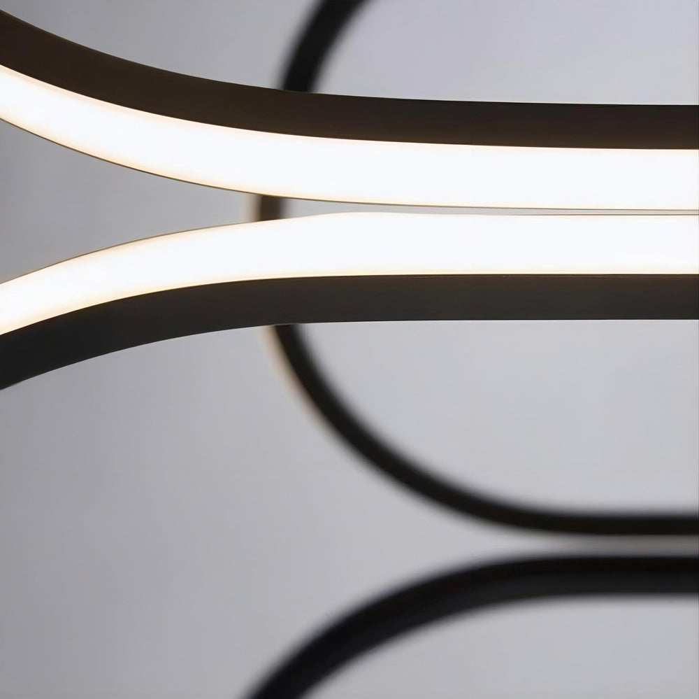 ULLA Ring Chandelier by Lampadom - top view