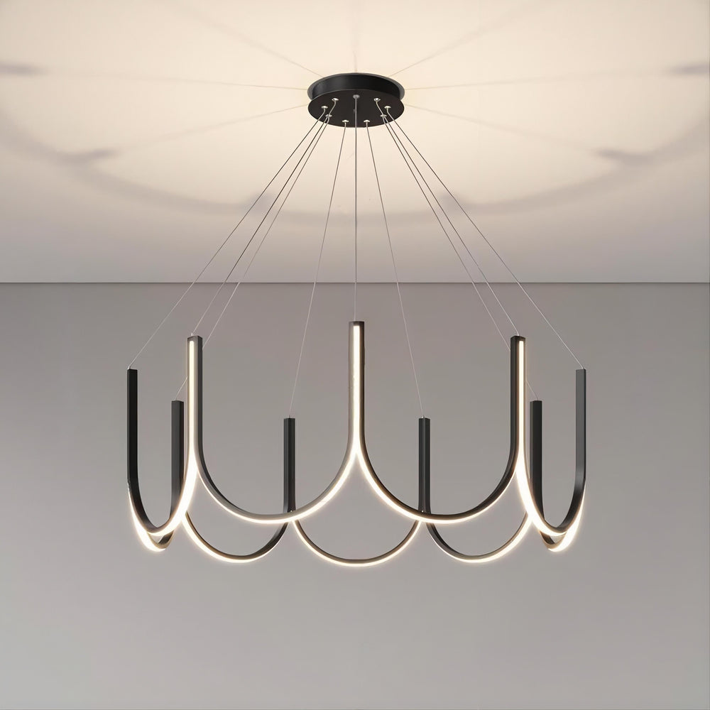 ULLA Ring Chandelier by Lampadom - top view