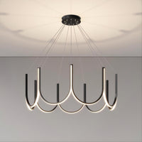 ULLA Ring Chandelier by Lampadom - top view