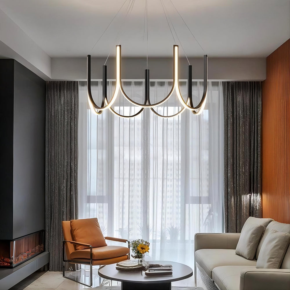 ULLA Ring Chandelier by Lampadom - top view