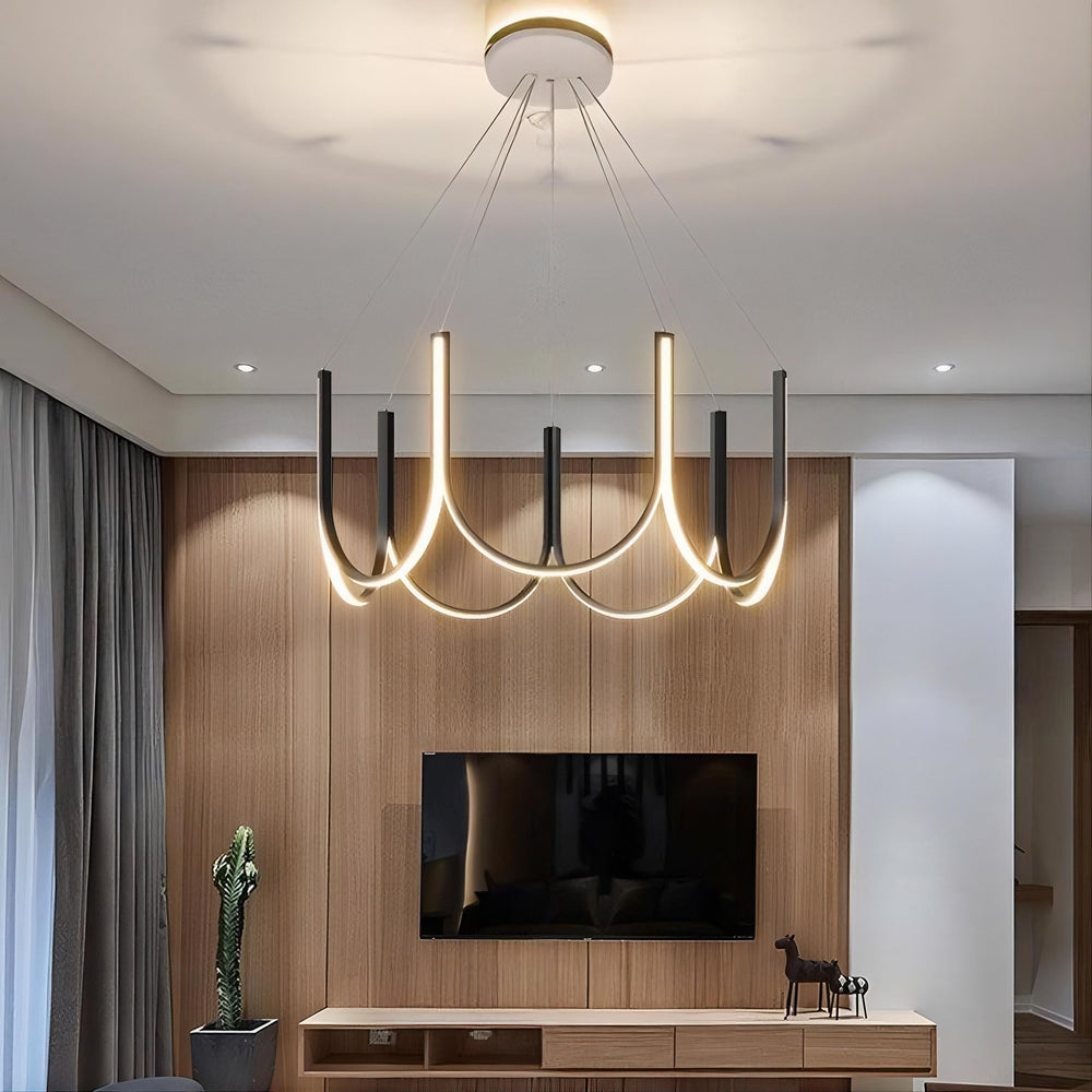 ULLA Ring Chandelier by Lampadom - close-up