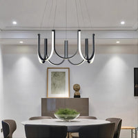ULLA Ring Chandelier by Lampadom - scale reference