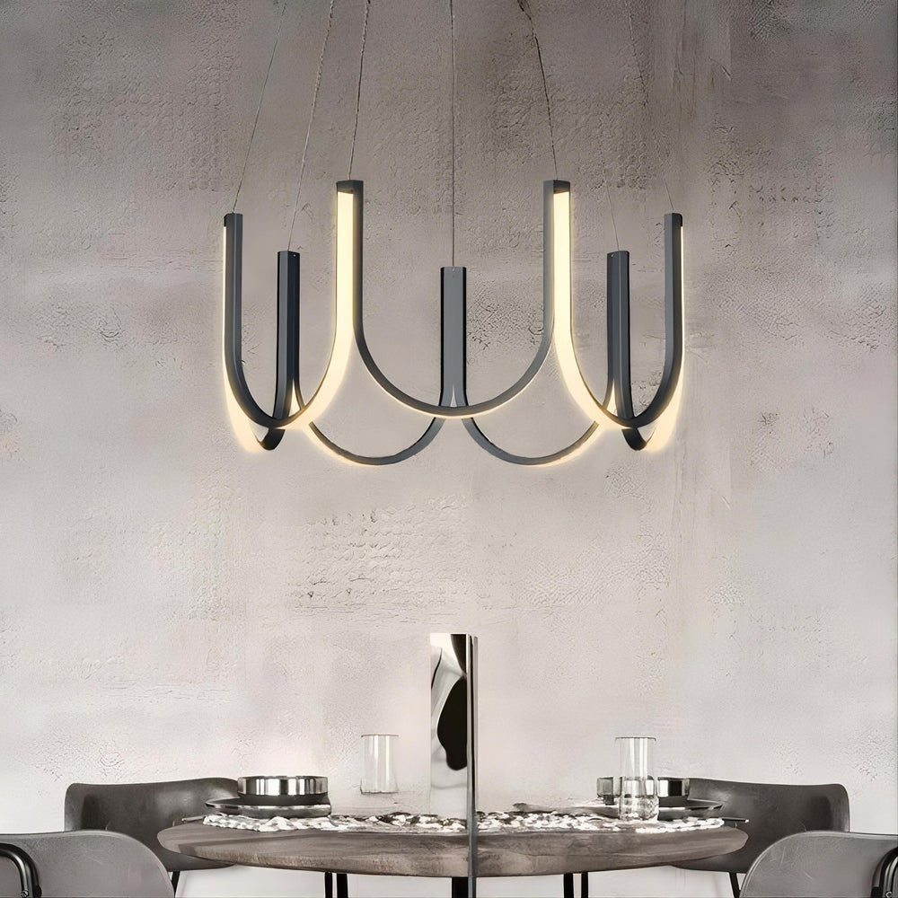 ULLA Ring Chandelier by Lampadom - ambient shot
