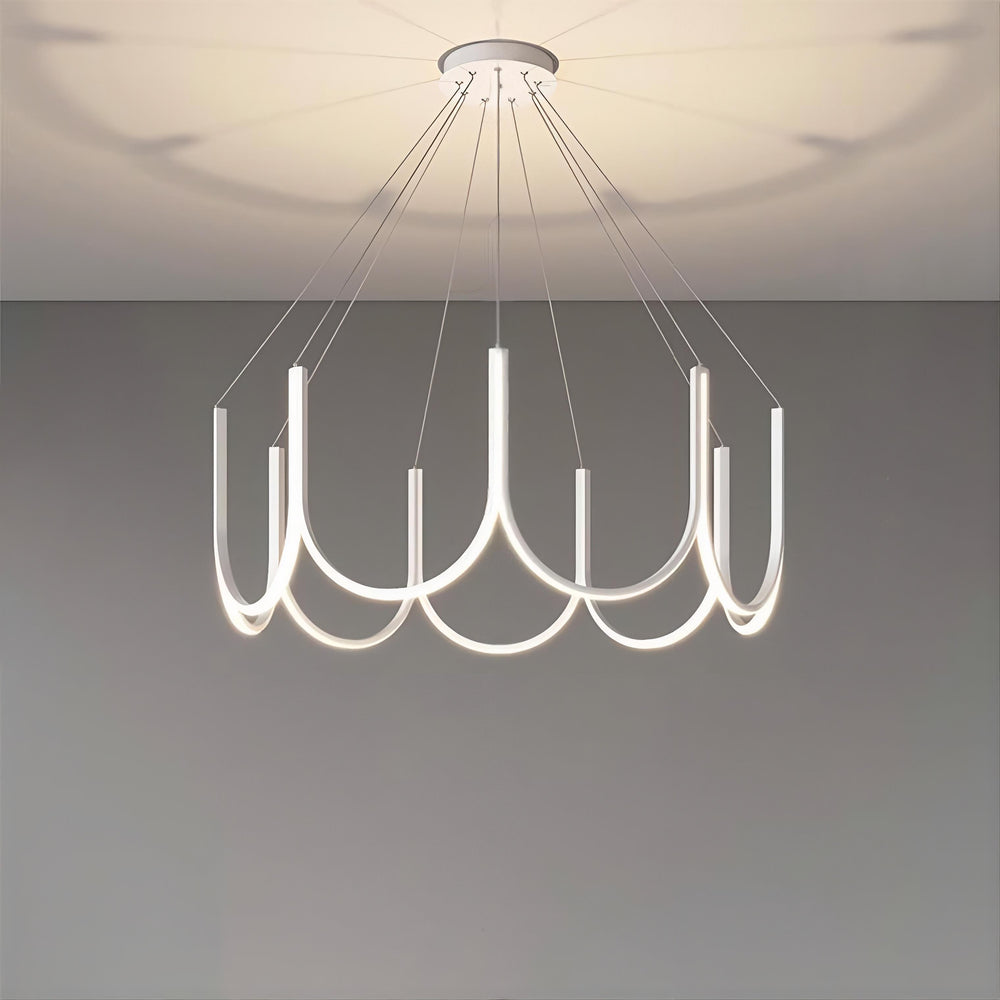 ULLA Ring Chandelier by Lampadom - side view