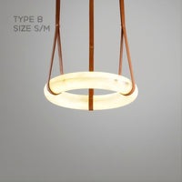 UNIVERSE Ring Chandelier by Lampadom - top view