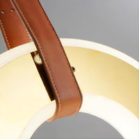 UNIVERSE Ring Chandelier by Lampadom - angle view