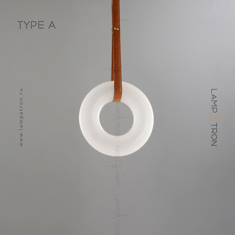 UNIVERSE Ring Chandelier by Lampadom - side view