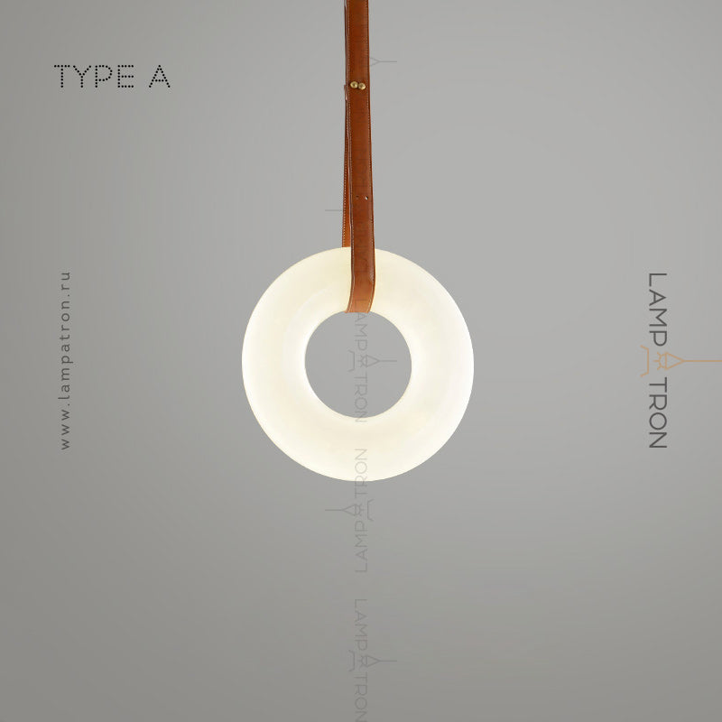 UNIVERSE Ring Chandelier by Lampadom - angle view