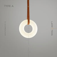 UNIVERSE Ring Chandelier by Lampadom - angle view