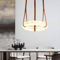 UNIVERSE Ring Chandelier by Lampadom - detail view
