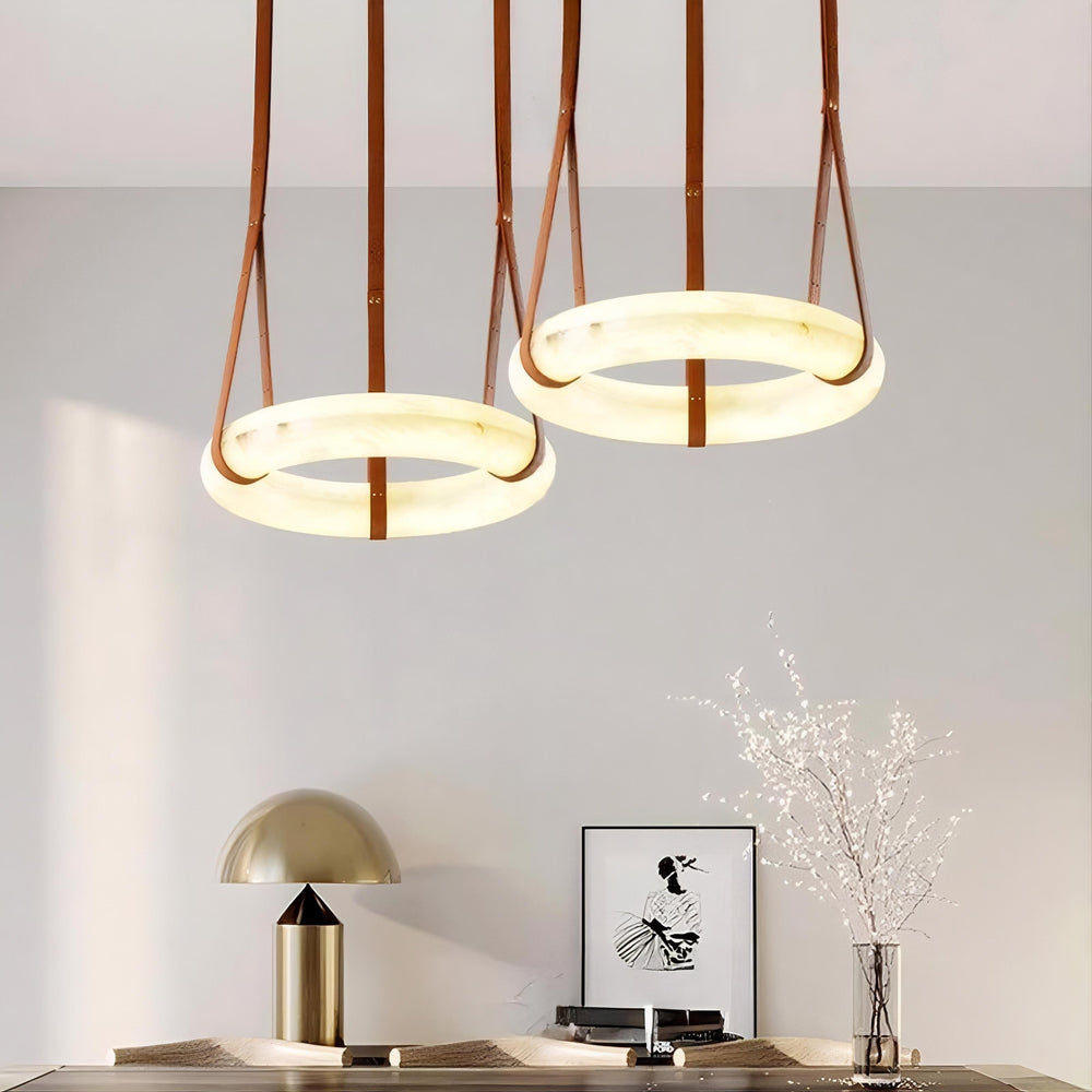 UNIVERSE Ring Chandelier by Lampadom - side view