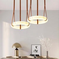 UNIVERSE Ring Chandelier by Lampadom - side view