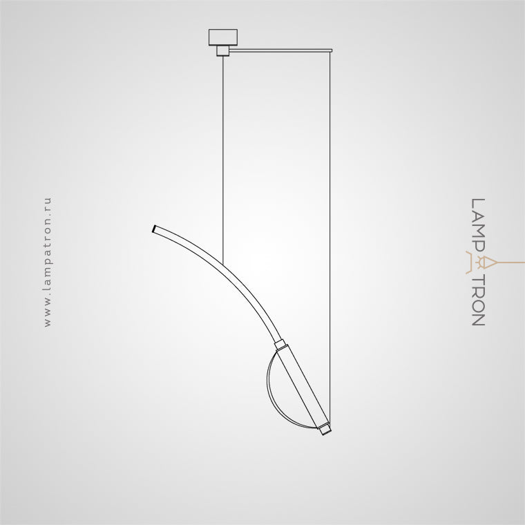 UVE Pendant by Lampadom - scale reference