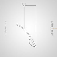 UVE Pendant by Lampadom - scale reference