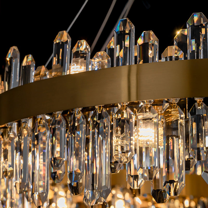 VALERY Linear Chandelier by Lampadom - top view
