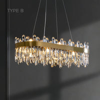 VALERY Linear Chandelier by Lampadom - ambient shot