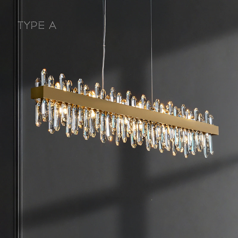 VALERY Linear Chandelier by Lampadom - detail view