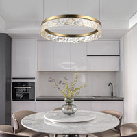 VALLDOR Ring Chandelier by Lampadom - top view