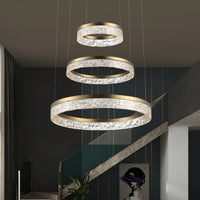 VALLDOR Ring Chandelier by Lampadom - scale reference