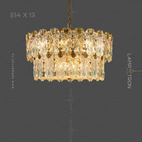VANESSA Chandelier by Lampadom - side view