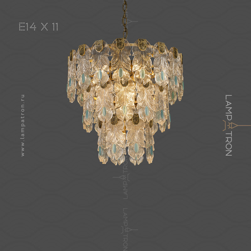 VANESSA Chandelier by Lampadom - top view