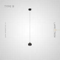 VEDEL Pendant by Lampadom - side view