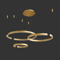 VEIKKO COMBO Ring Chandelier by Lampadom - side view