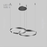 VEIKKO COMBO Ring Chandelier by Lampadom - angle view