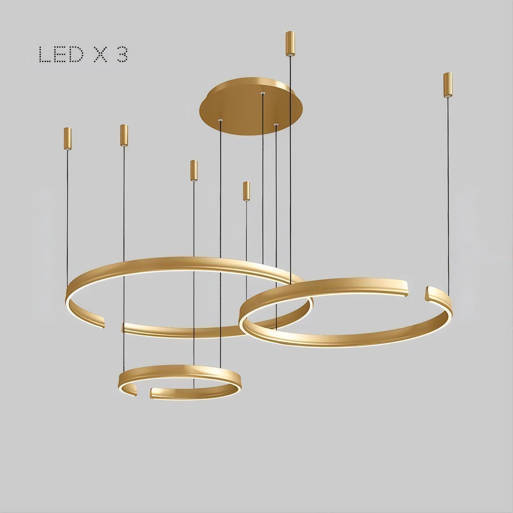 VEIKKO COMBO Ring Chandelier by Lampadom - ambient shot