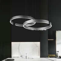 VEIKKO COMBO Ring Chandelier by Lampadom - top view