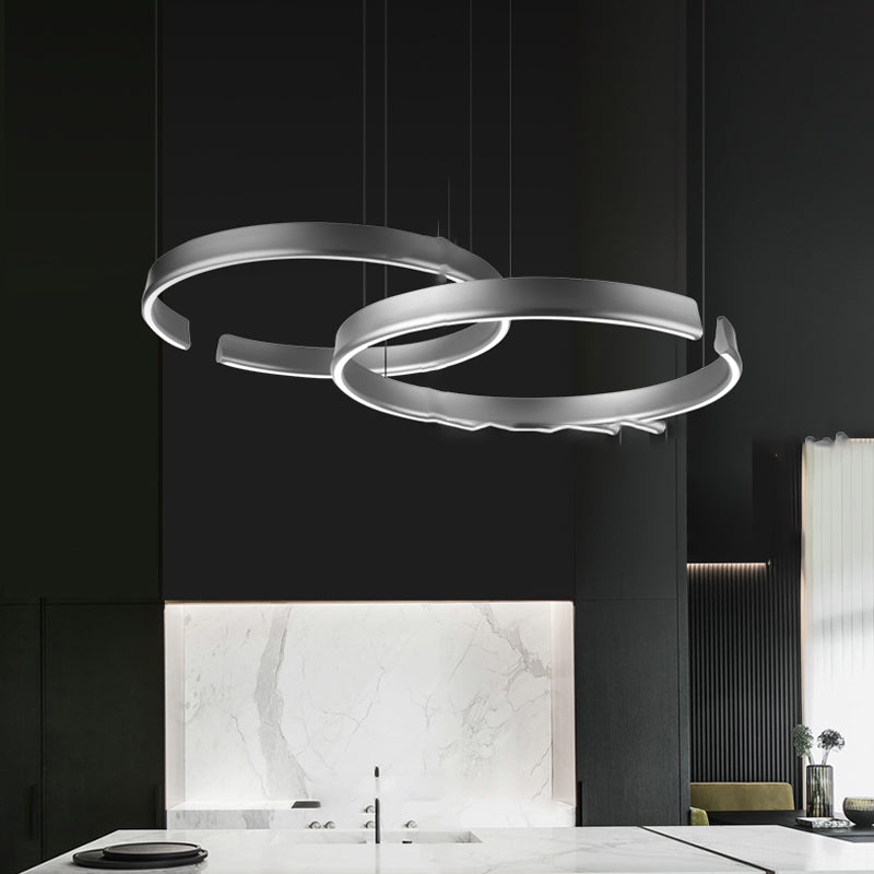 VEIKKO COMBO Ring Chandelier by Lampadom - top view