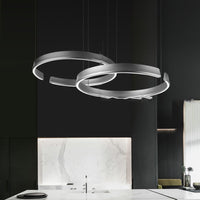 VEIKKO COMBO Ring Chandelier by Lampadom - top view