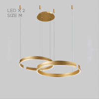 VEIKKO COMBO Ring Chandelier by Lampadom - detail view